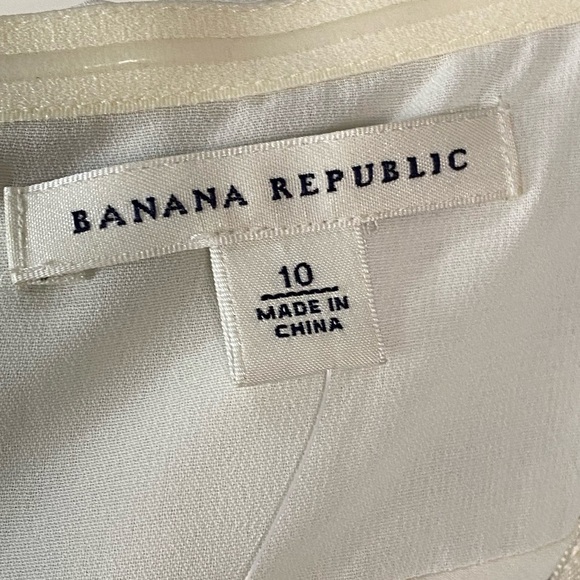 Banana Republic 100% Silk Striped Halter MIDI Dress NWT - Picture 6 of 9